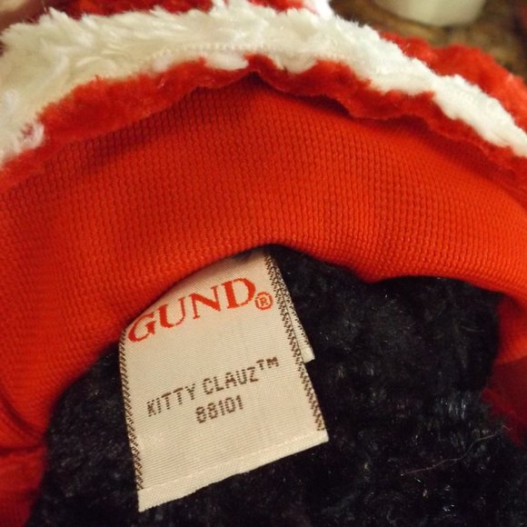 GUND Kitty Klaus stuffed animal Christmas Santa Cat - Picture 4 of 5